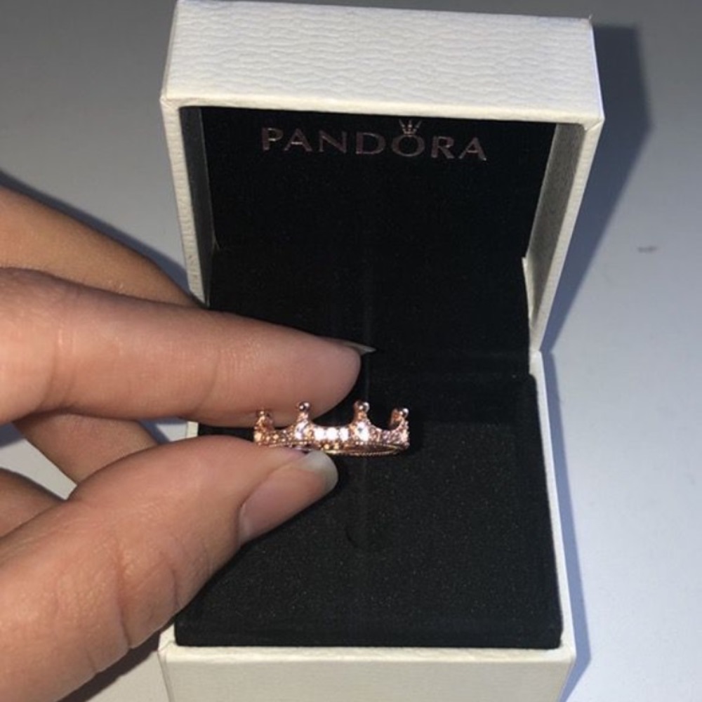 Pandora Princess Rose Gold Ring